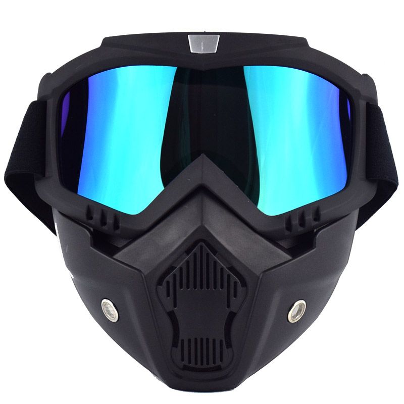 Mijmoto Motocross Casco de Casco Gafas Mujer Abarcadero Mascarilla Gafas Off-Road