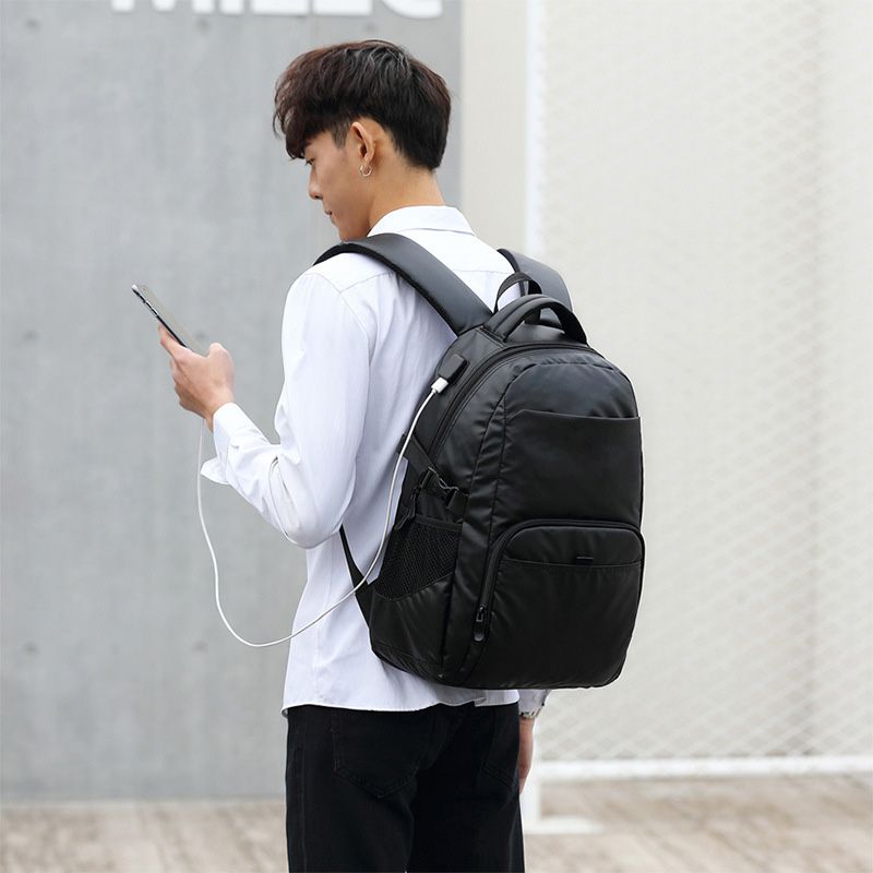 Compra Mochila Negra Masculina Para Mochilas De Viaje Para Hombres,  Impermeable, Negocio, Bolsa, Bolsa, Bolsa, Bolsa De Libros, Bolsa De  Libros, Granos Barato | Entrega Rápida Y Calidad | Es.Dhgate