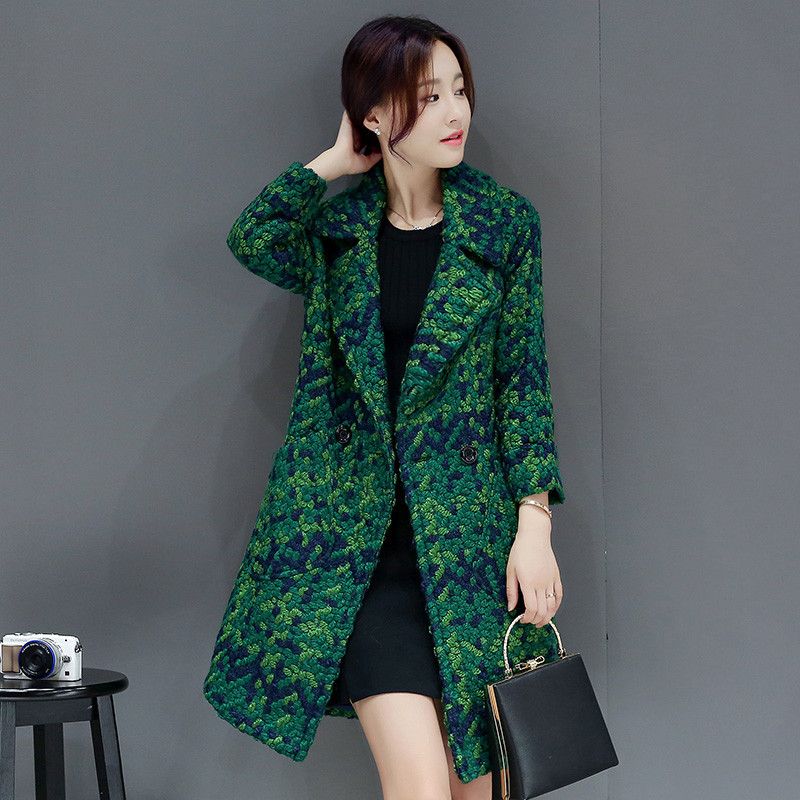 Manteau vert femme Clearance