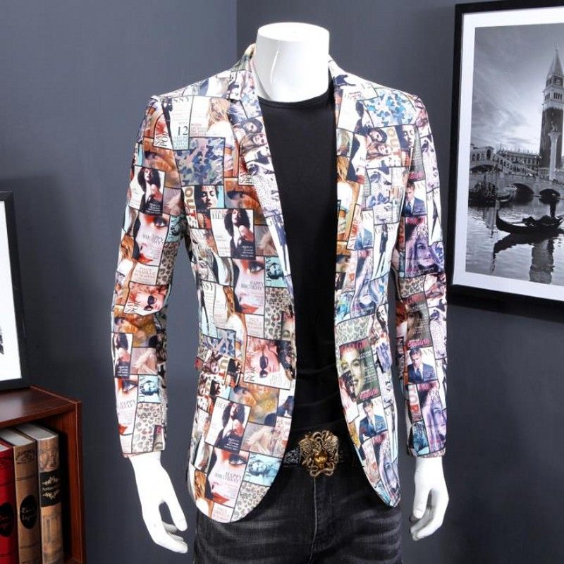 Discount Men Blazer 2018 Designer Colorful Mens PU Fancy Suits Discount Men Blazer 2018 Designer Colorful Mens PU Fancy Suits