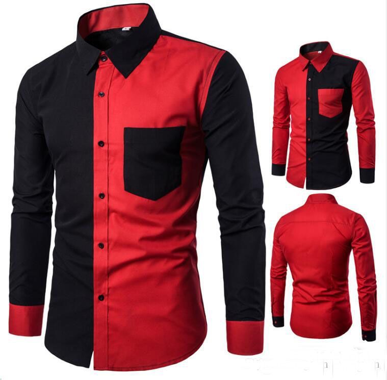 red and black shirt mens