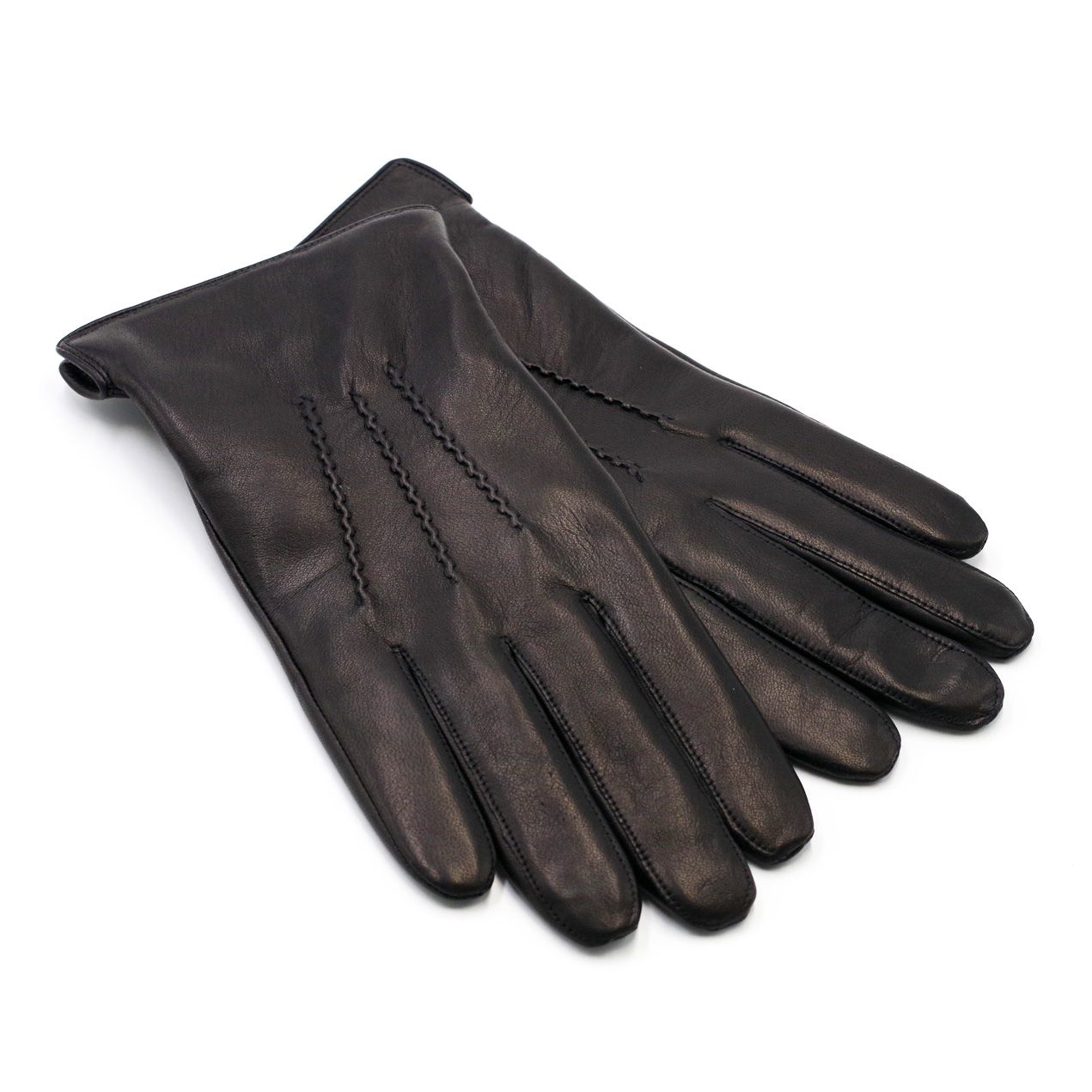 Noir 100/% Peau de Mouton Shearling Cuir Homme Gants Hiver Chaud Choisissez S M L XL