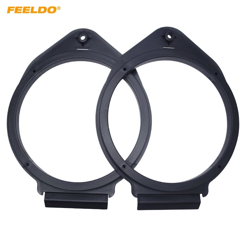 FEELDO 2PCS 6.5" Car Speaker Spacer Horn Pad Mounts For Buick Excelle/GT/Regal/Lacrosse For Chevrolet/Aveo/Cruze/Trax/Malibu For Opel #5525