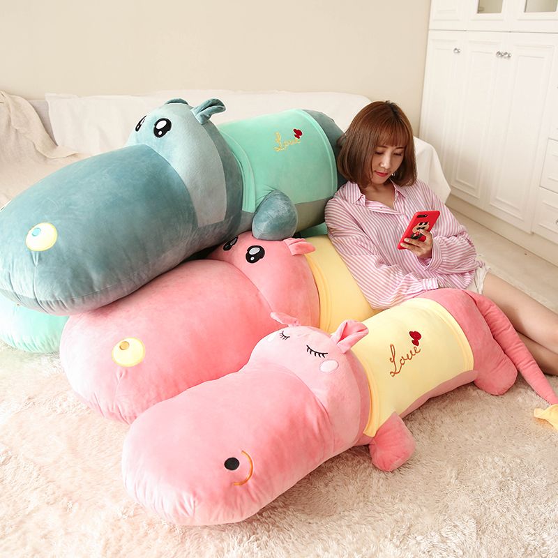 big stuffed hippo