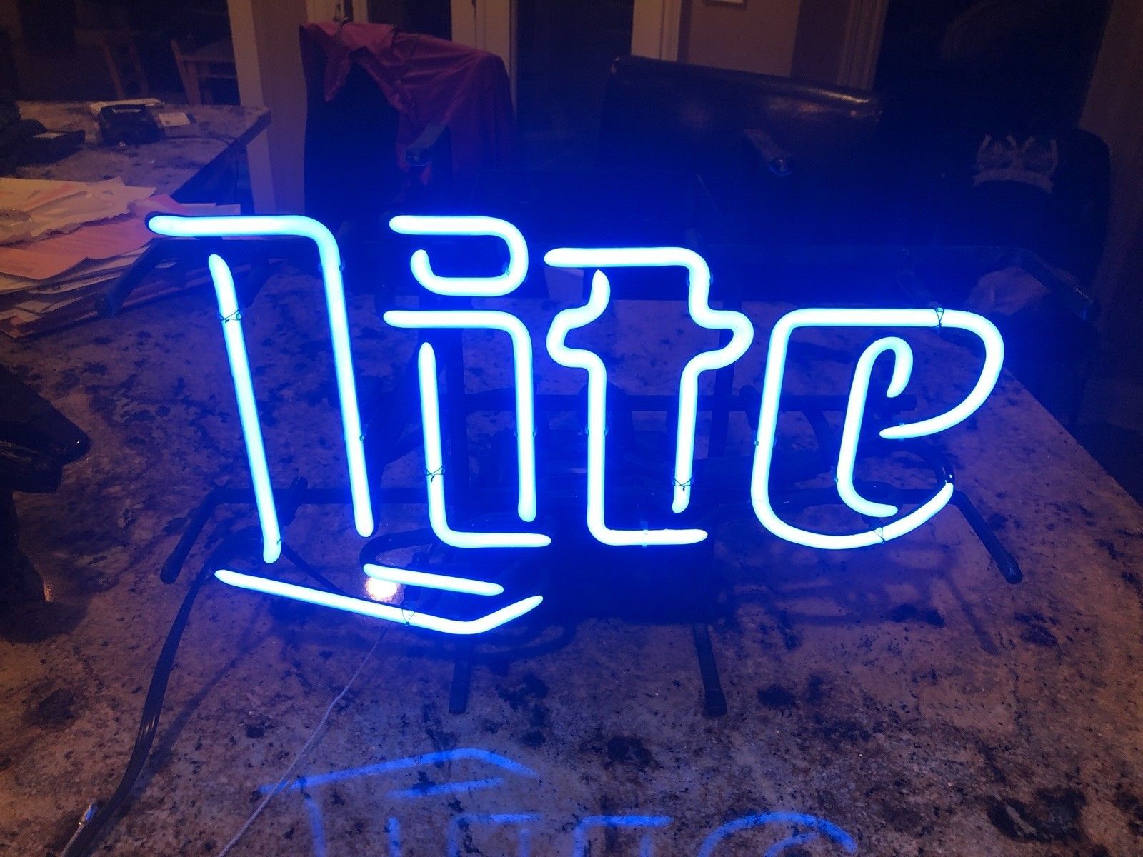 Miller Lite Genuine Draft Cactus Light Lamp Neon Sign 17"x14" Bar Beer Bedroom 