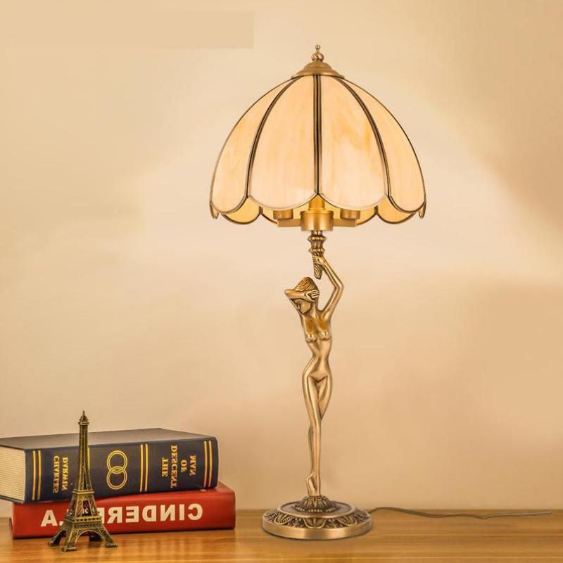 modern copper table lamp