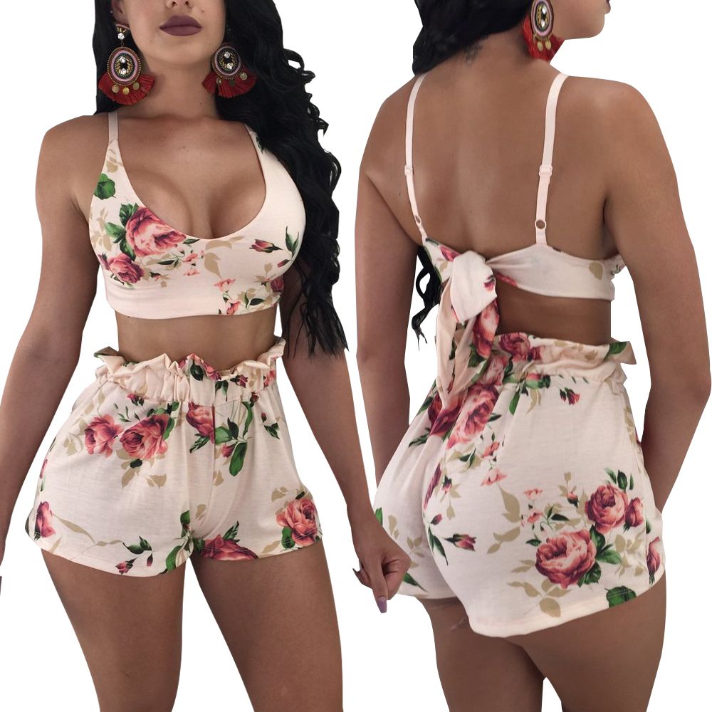 2 piece set shorts and top