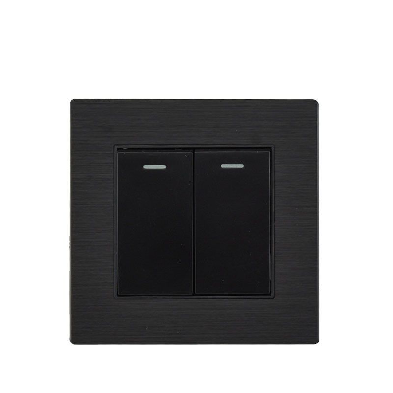 2020 Black Color Wall Switch And Magnalium Panel 10a 220