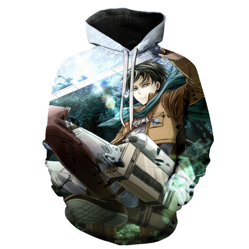 Acquistare Anime Attack On Titan Felpe Con Cappuccio Felpa Da Uomo / Donna  Harajuku Style 3d Print Plus Taglia S 6XL Economico | Consegna Veloce E  Qualità | It.Dhgate