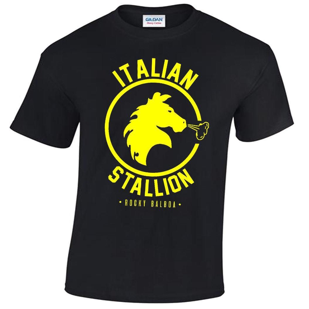 Camiseta para hombre tallas S - 4XL OM3 Rocky Balboa The Italian Stallion City 70s 80s Cult Boxing Movie 