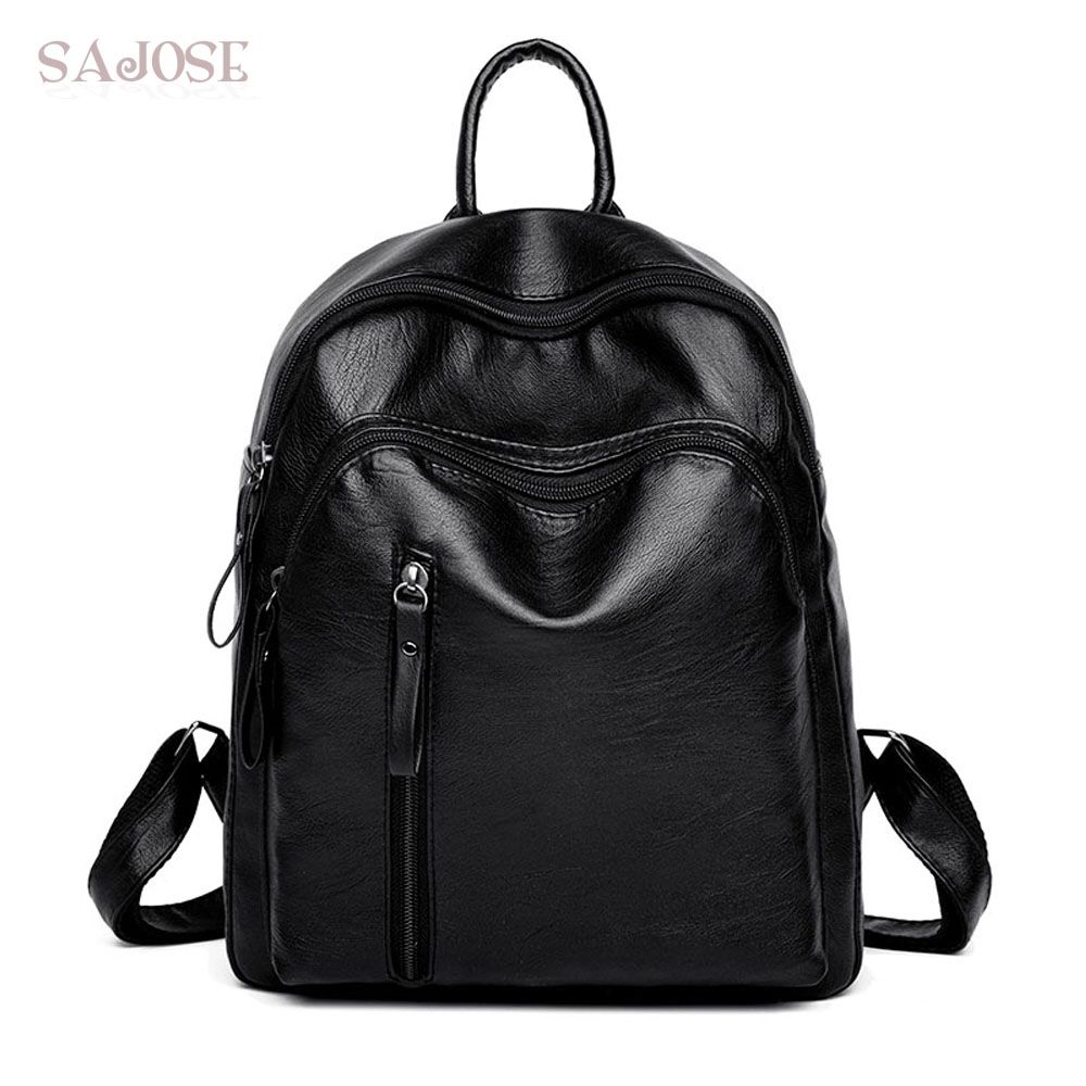 small black fashion backpack