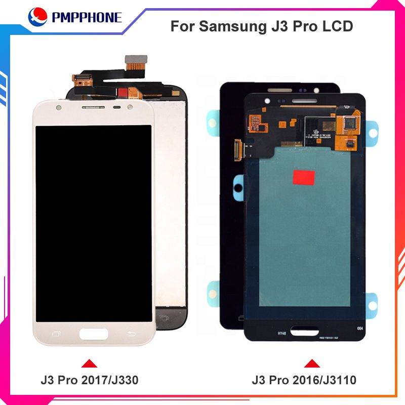 Super Amoled J3 Pro 16 17 Display For Samsung Galaxy J3110 J330 J3 Pro Replacement Screen Lcd Display Touch Panel Digitizer Assembly Compatible Brand Best Quality And Cheapest Price Dhgate Com