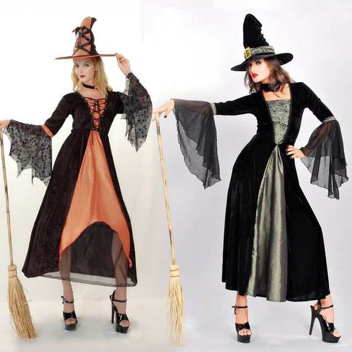 long sleeve witch dress