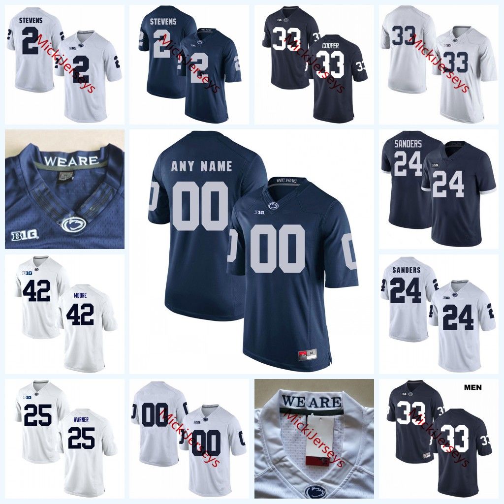 penn state jersey custom number