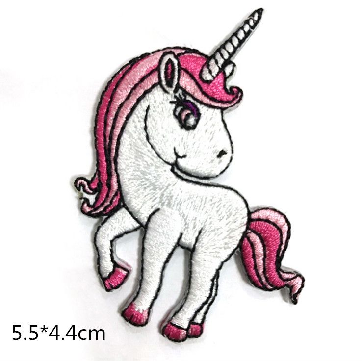 2020 Unicorn Embroidered Cute Cartoon Pasted Coat Of Coat