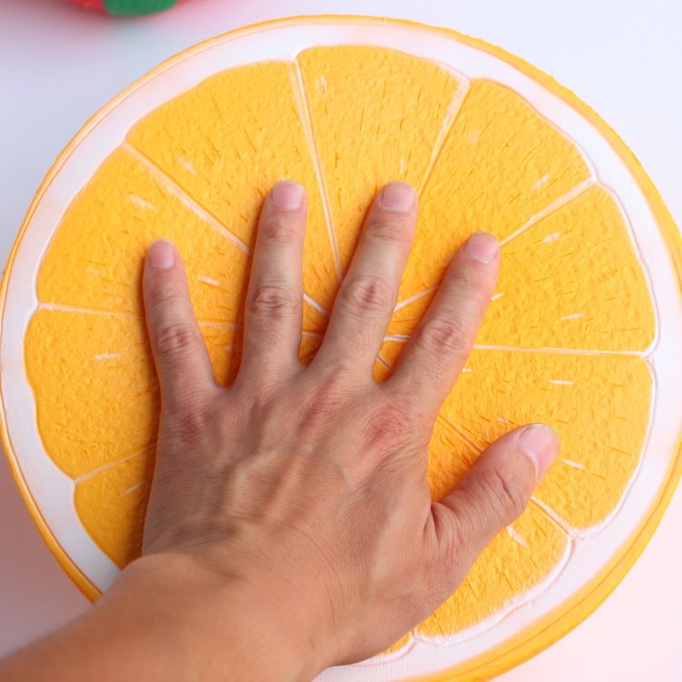 big orange squishy