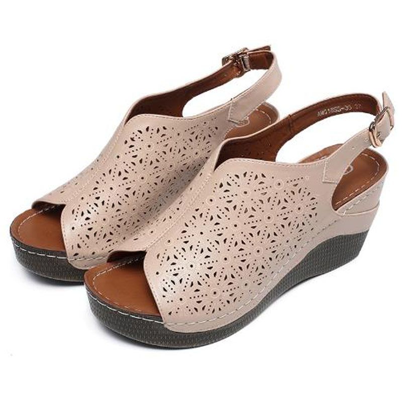 New Summer Platform Heels Sandals Women Open Toe Thick High Heels