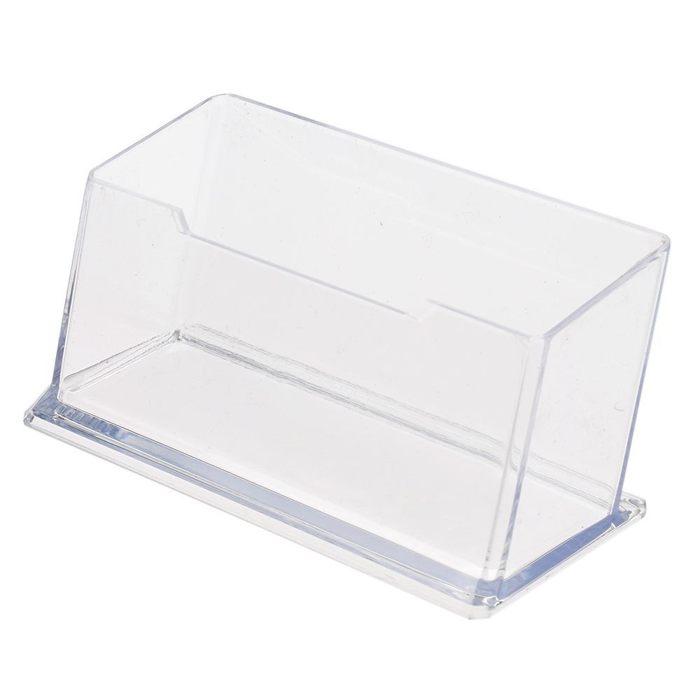 Desktop office business card holder transparent counter display stand acce^m^ 