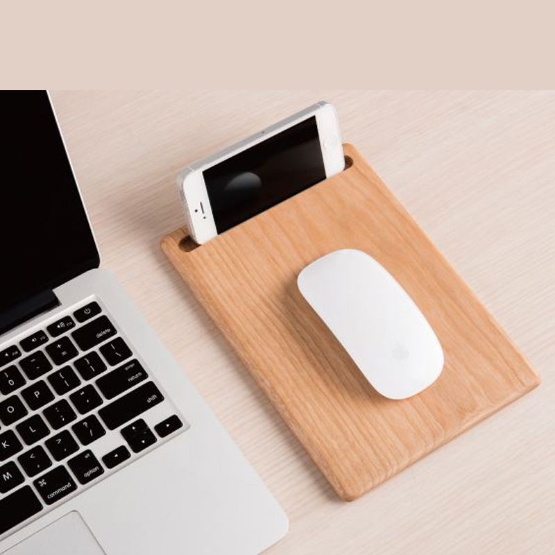 Wooden Mouse Pad Beech Oak Black Walnut Designer Creative Mouse