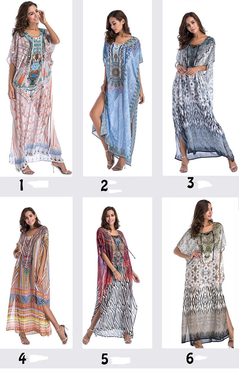 african print beach cover up