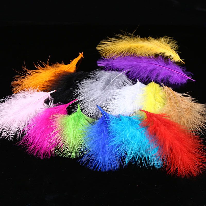 Ongekend Chicken Plumes Turkey Marabou Feathers For Carnival Halloween NH-55