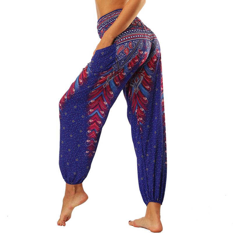 Women Yoga Pants Fitness Trouser Pocket 