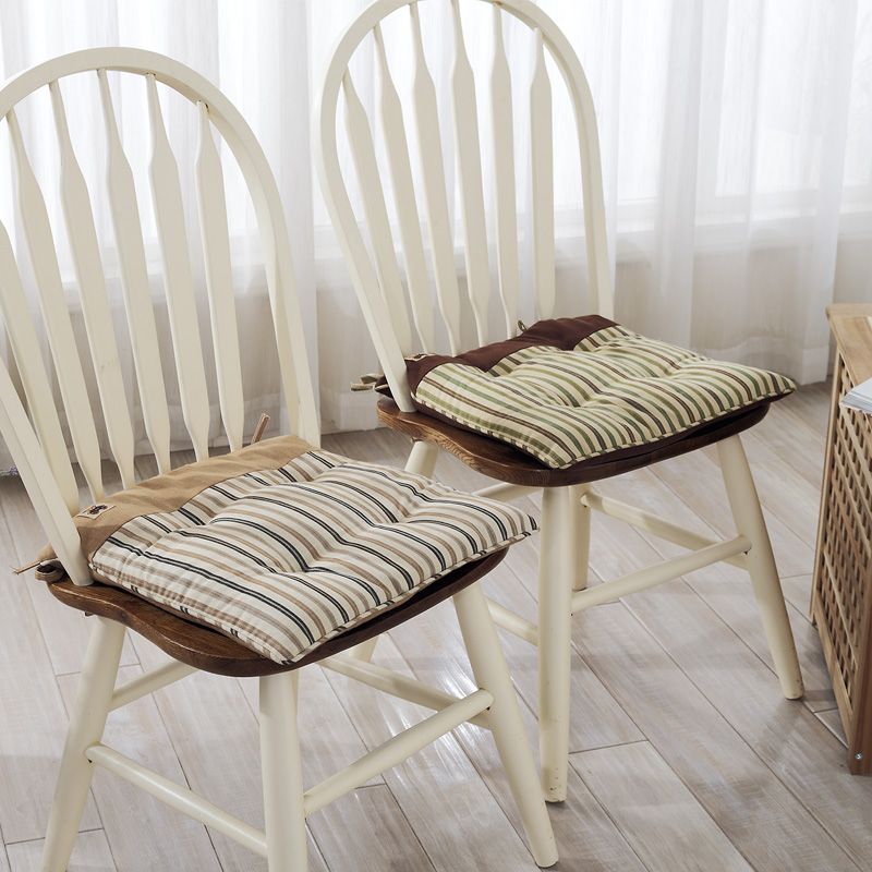 dining chair cushions with velcro straps