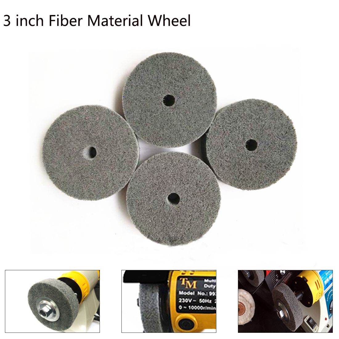 10pcs Nylon Fiber Grinding Head For Polishing Grinder Abrasive Rotary Tools 6mm