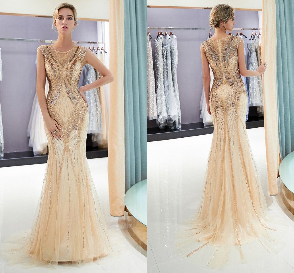 gold designer dress