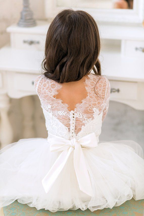 christmas wedding flower girl dresses