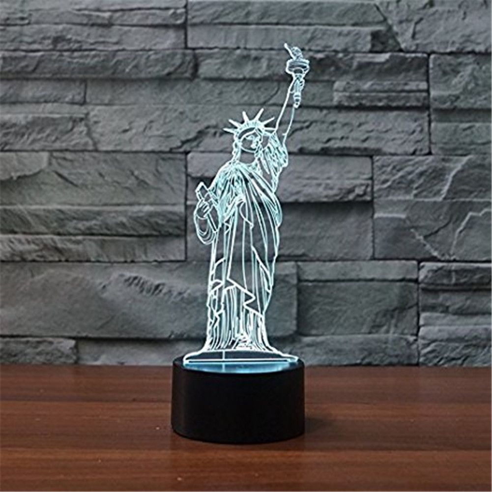 Decoración Usb De La Estatua De La Luz De La Noche Del Rosa Decoración Usb De La Estatua De La Luz De La Noche Del Rosa