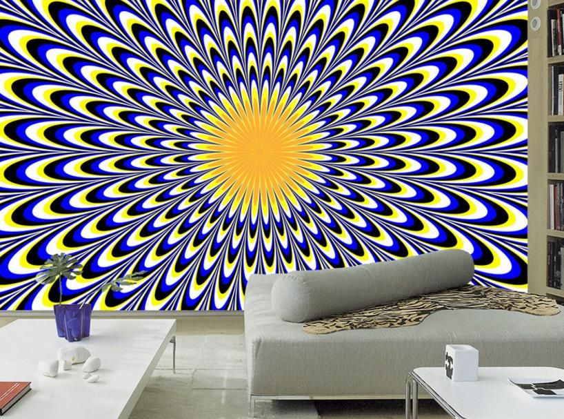 Compre Personalizado Creativo 3D Mural Wallpaper Living Room Dormitorio