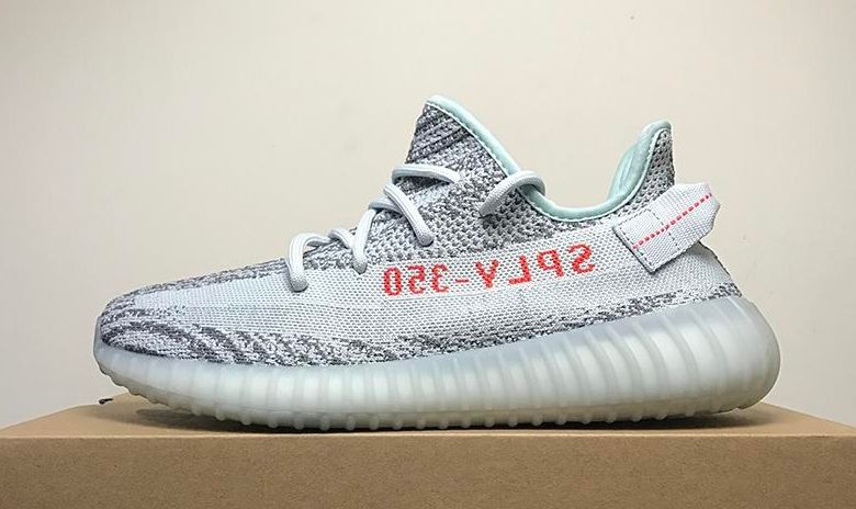 Adidas Yeezy 350 V2 Blue Tint, Fezyen Lelaki, Kasut Lelaki