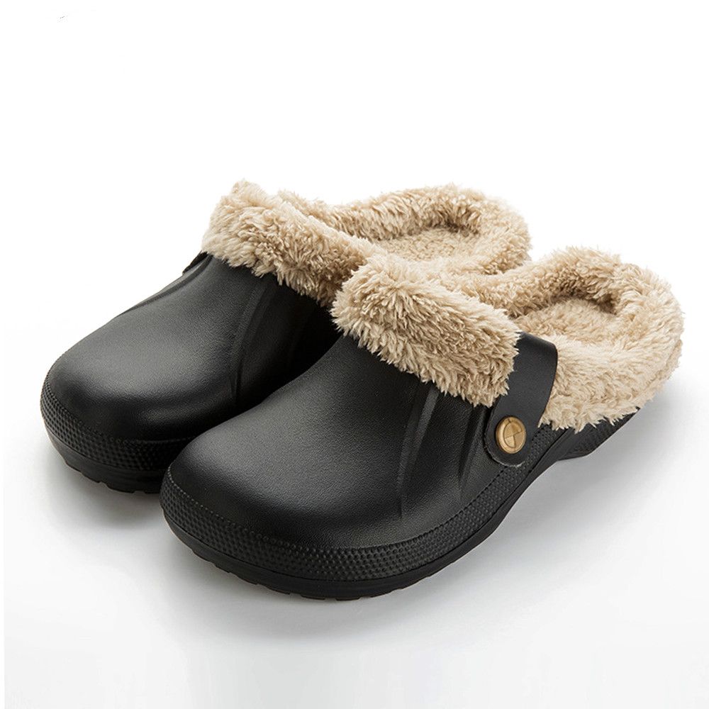 wool lined clogs