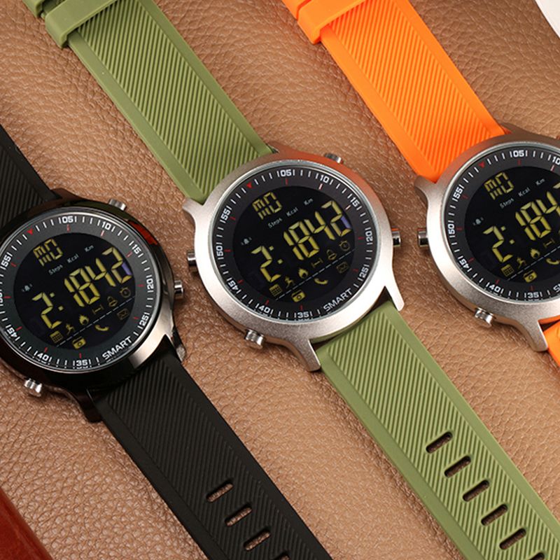 Suministro Al Por Mayor EX18 Relojes Inteligentes Deportes Smartwatch  Podómetro Bluetooth Reloj De Pulsera Rastreador De Actividades Smartwatch  Impermeable Para IOS Android De Trumen, 11,87 € | Es.DHgate.Com