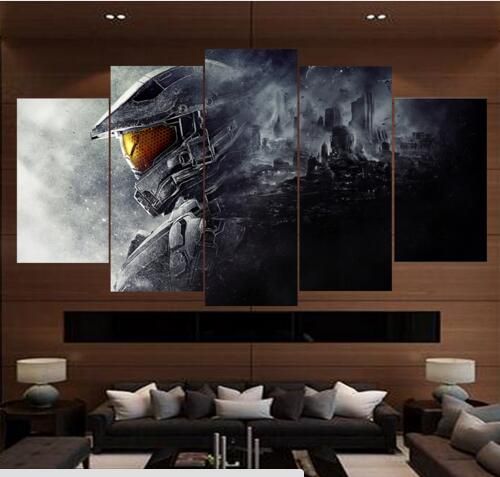 2019 Hd Printing Game Halo Poster Boys Room Deco Canvas Paintings Modern Home Prints Liveing Room Deco Wall Art Decorate Painting From Oilpainting520