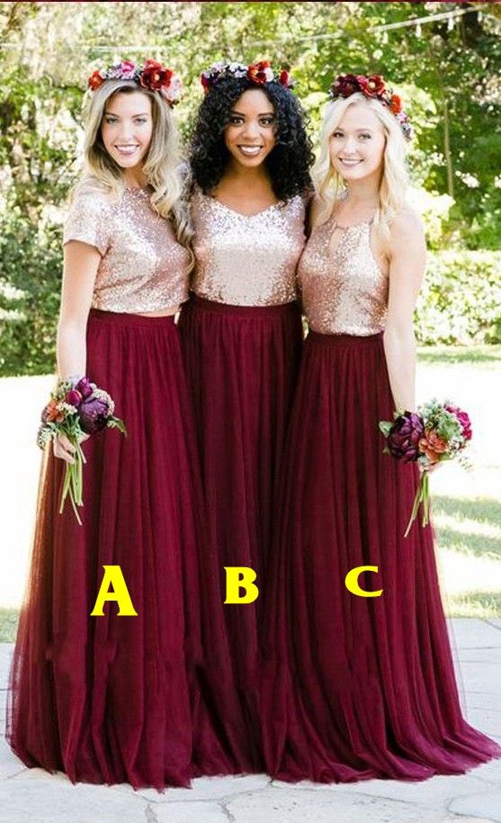 gold maid of honour dresses