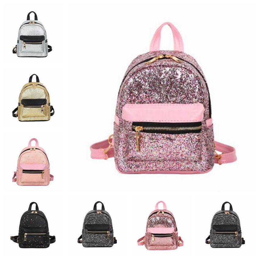 sequin girl backpack