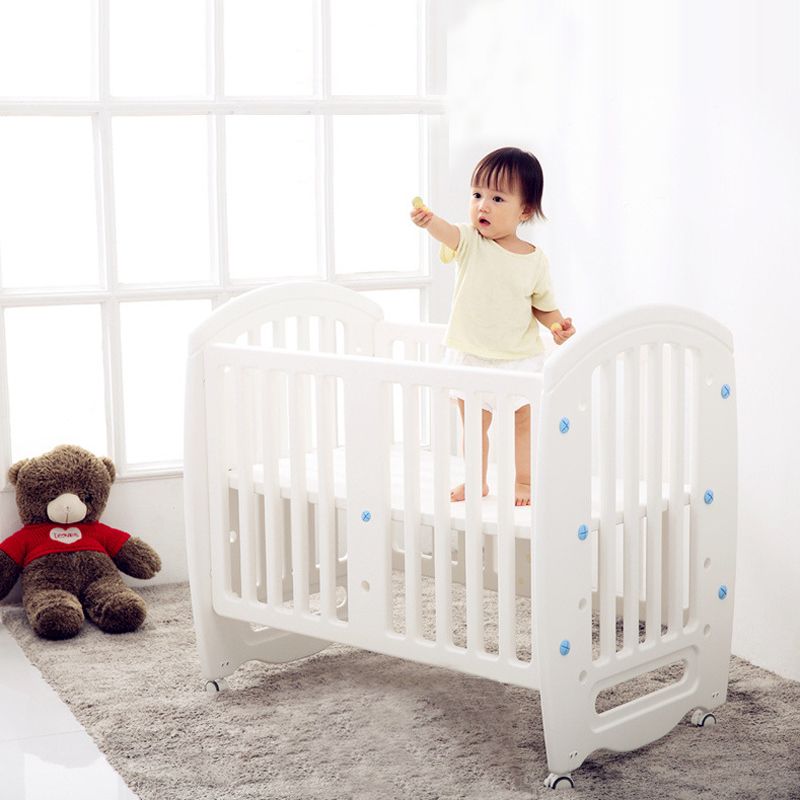 Baby Cot Non Toxic Pe Plastic Material Crib For Infant