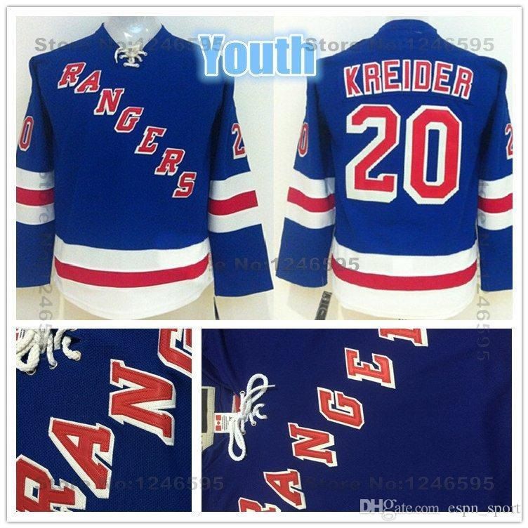 Jerseys Kids #20 Chris Kreider Jersey 