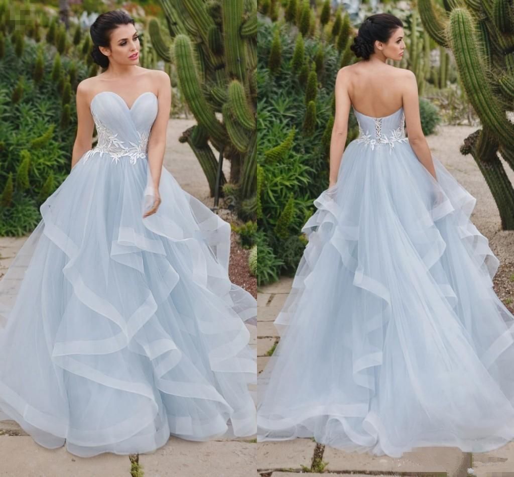 abito sposa azzurro