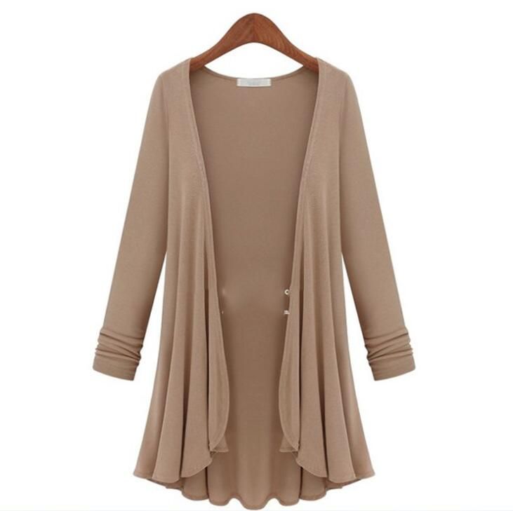 blusa de manga comprida fina