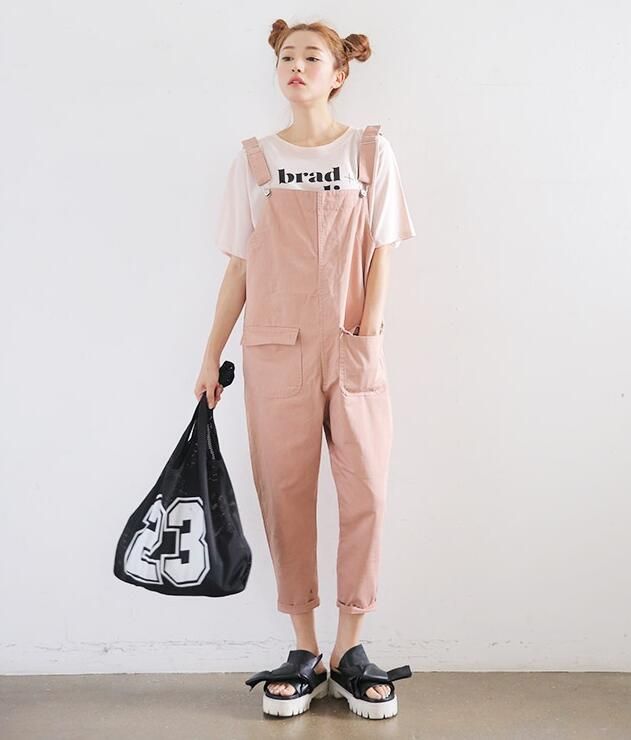 jumpsuit with buckle straps
