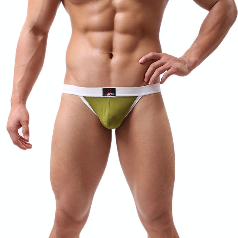 2019 Comfortable Underwear Men Briefs Thong Lingerie Sexy Open
