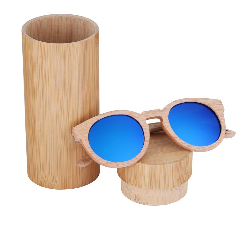 Blue lens with case