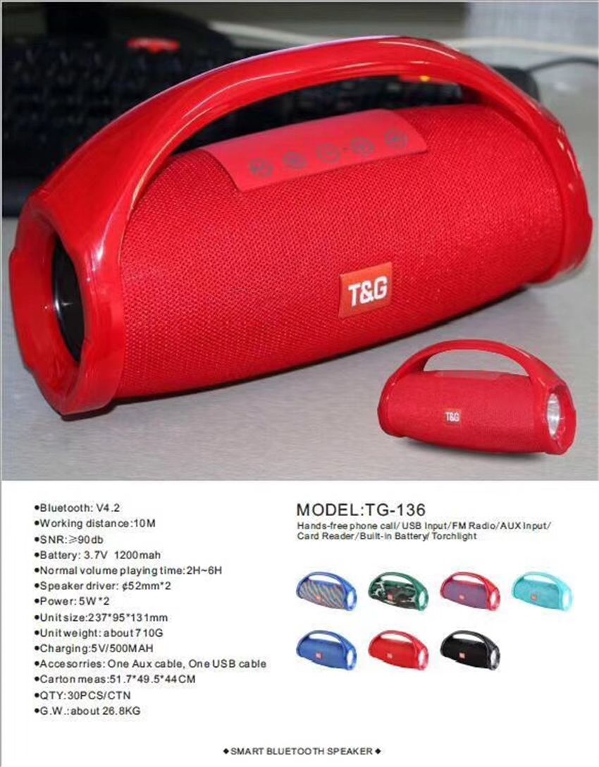 t&g 125 bluetooth speaker