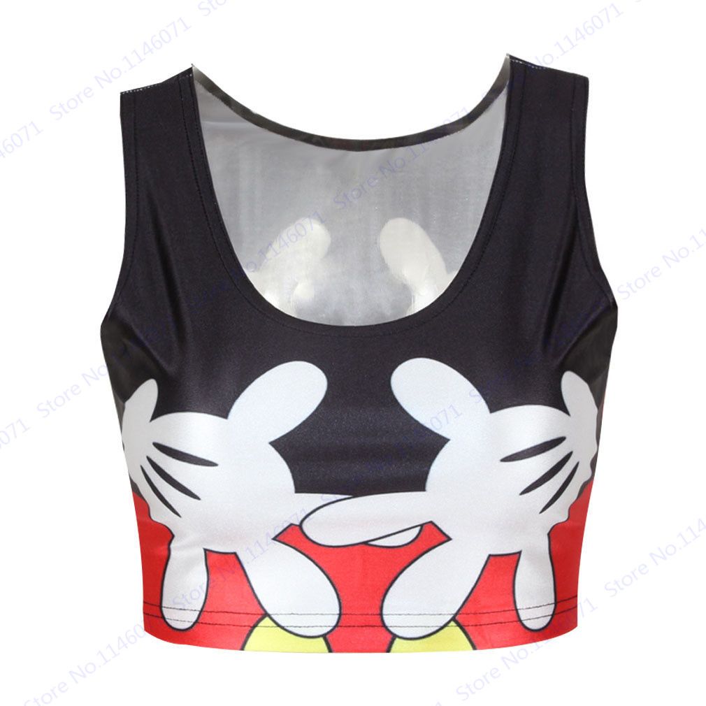 cropped sports vest
