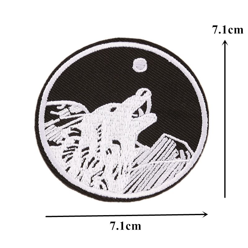 Embroidery NASA Logo Iron Sew On Patch Applique Jackets Cap Backpack Badge White