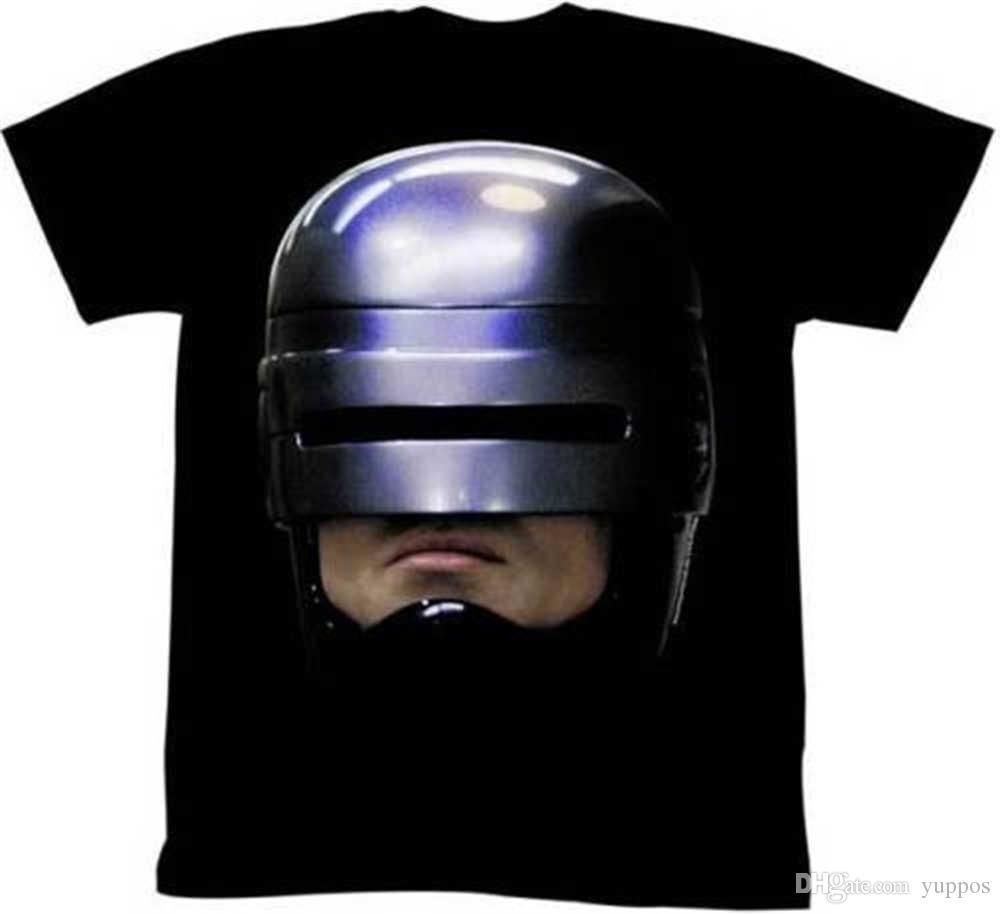 Robocop Science Fiction Action Movie Robocop/'s Shiny Head Adult T Shirt