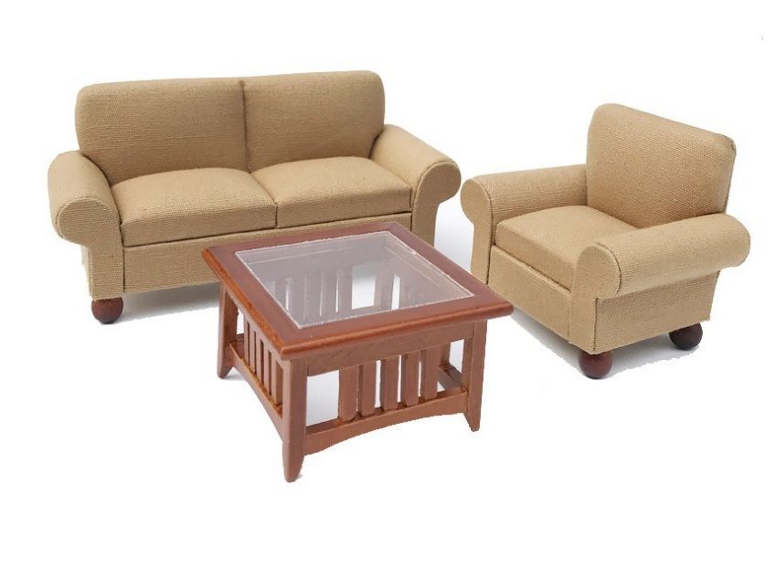 miniature dollhouse sofa